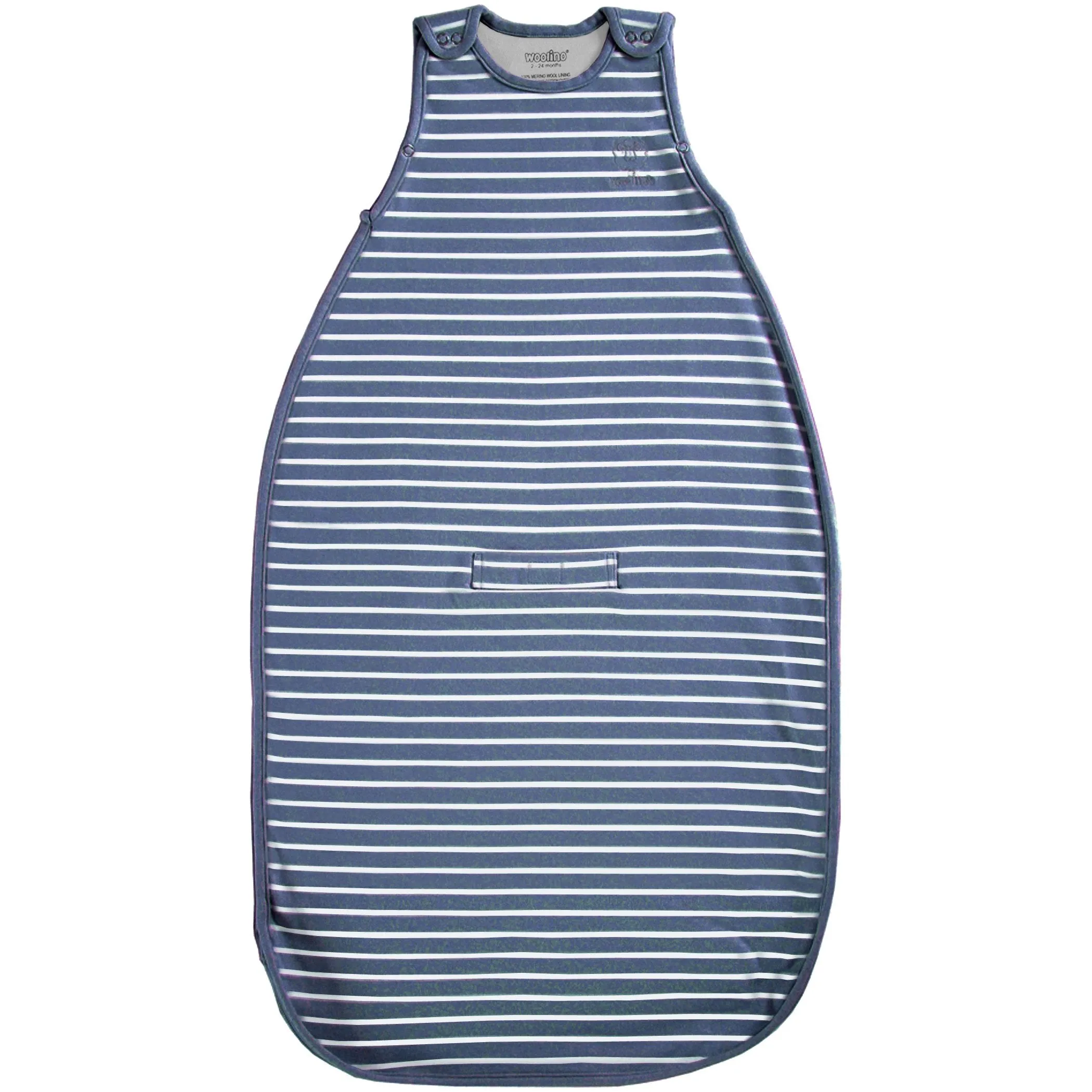 4 Season Ultimate Baby Sleep Bag, Merino Wool & Organic Cotton, 2 Months - 2 Years, Navy Blue
