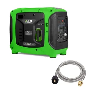 ALP 1000W Propane Portable Generator with Conversion Hose ALPG-GB-HCombo