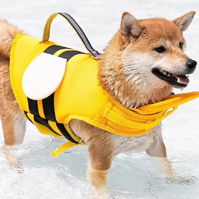 Anniepaw Buzzy Bee Multi-Function Swimming Life Jacket