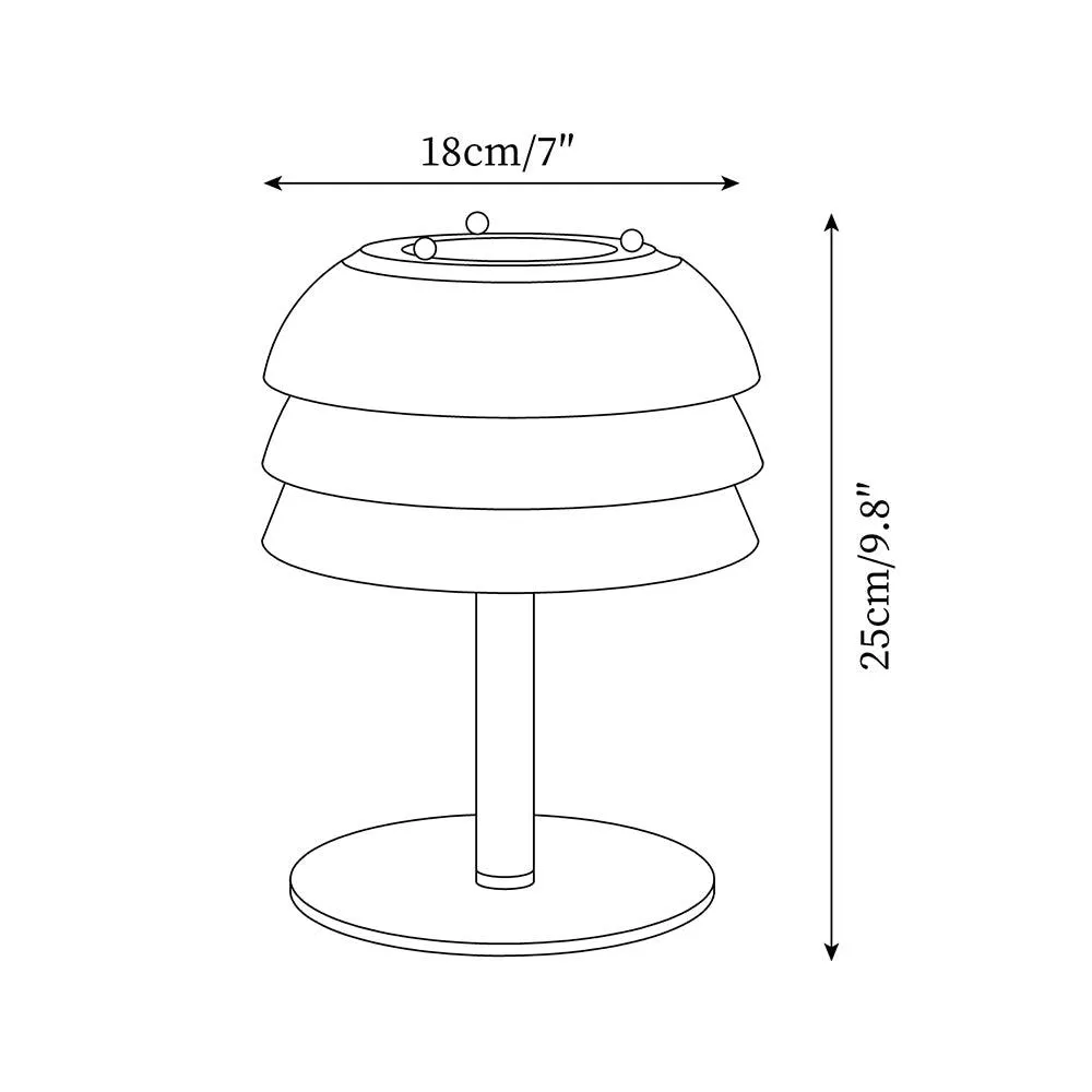Aulenti Table Lamp 7″- 9.8″