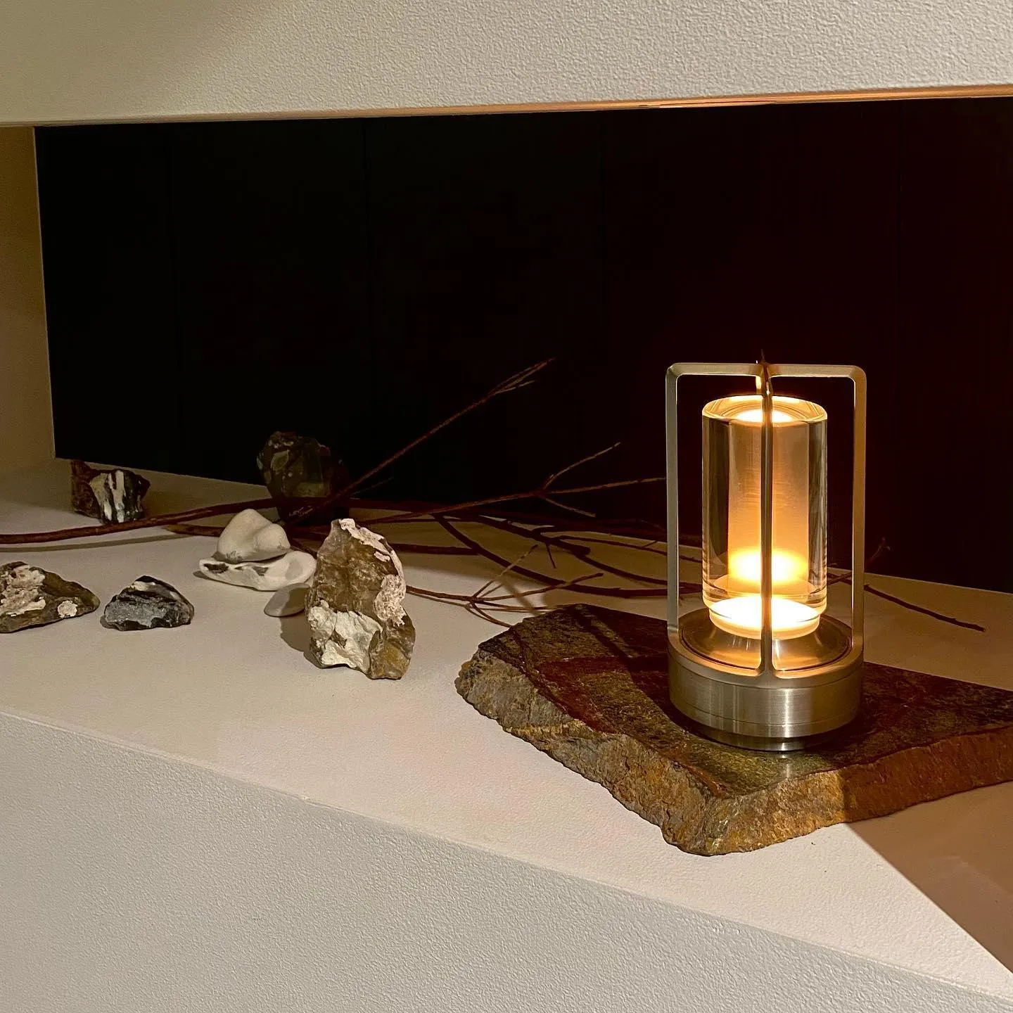 Aura Gleam Table Lamp (built-in battery) 5.3″- 8.8″