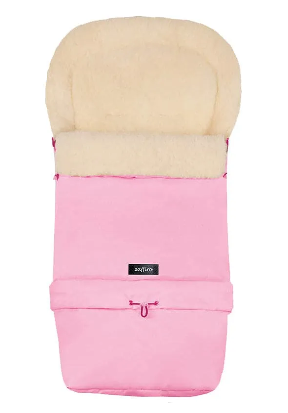 Barbie Pink Organic Wool Adjustable Footmuff
