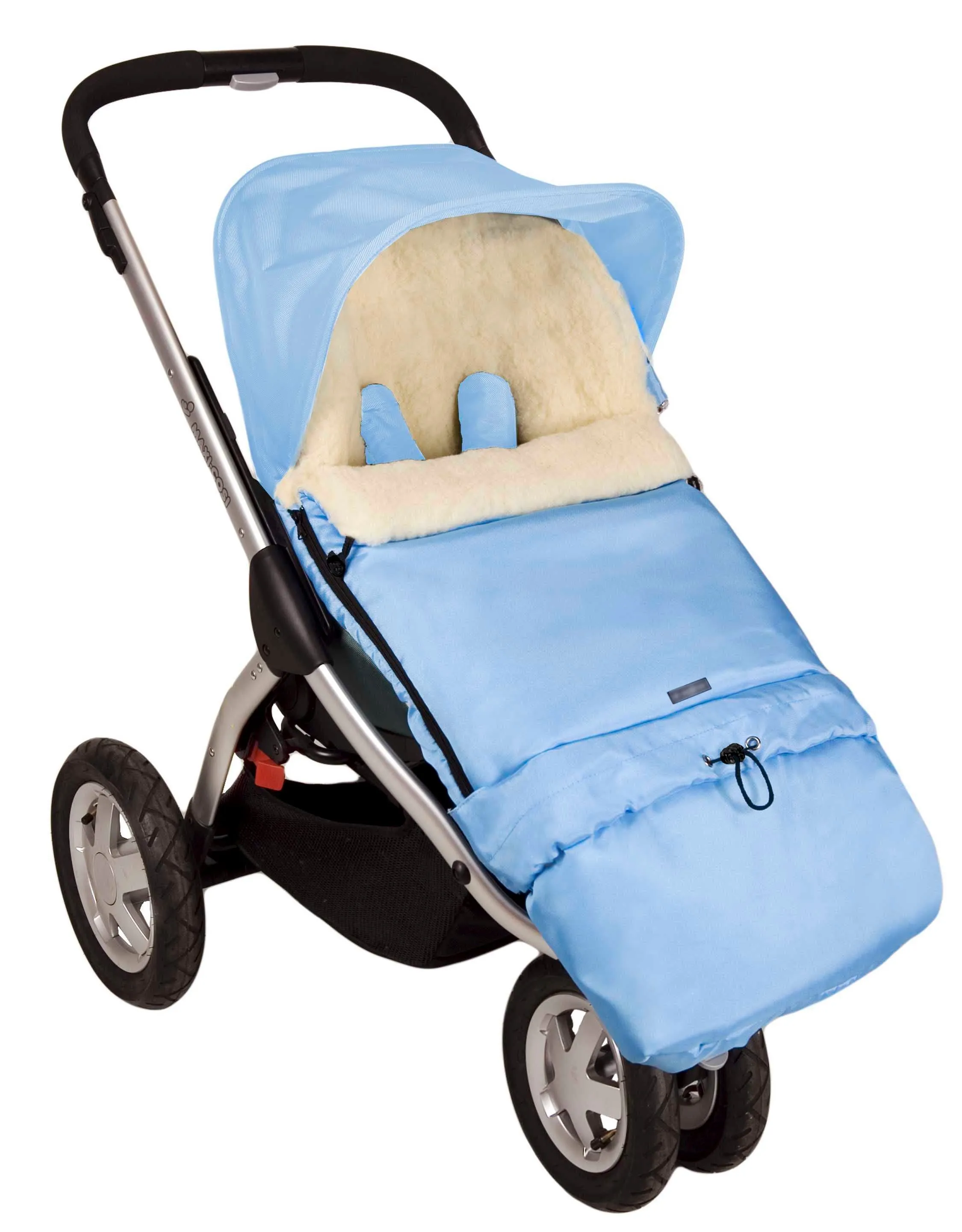 Barbie Pink Organic Wool Adjustable Footmuff