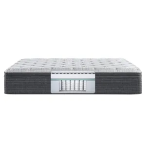 Beautyrest Silver BRS900 15 inch Medium Pillow Top Mattress, Twin XL, Mattress Only