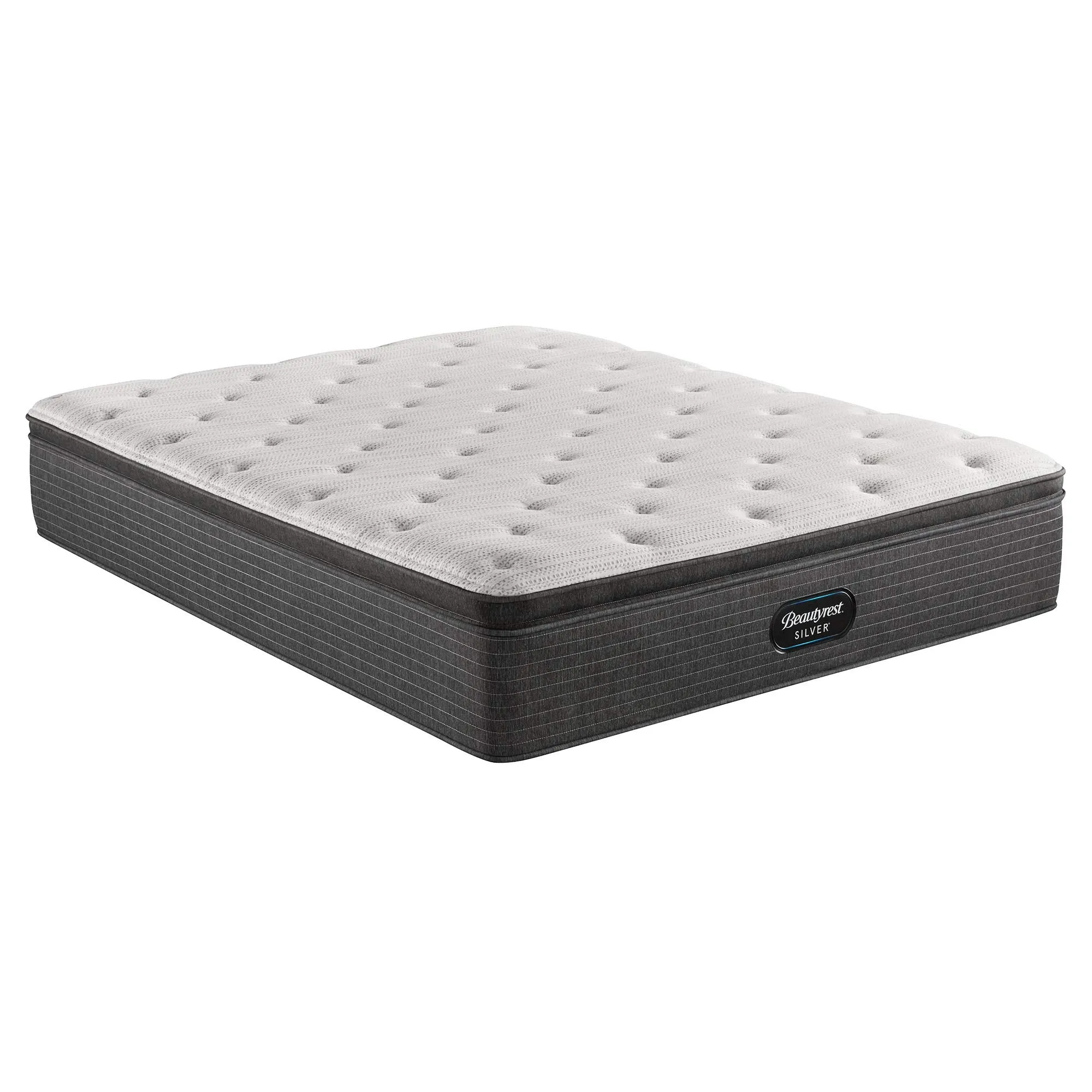Beautyrest Silver BRS900 15 inch Medium Pillow Top Mattress, Twin XL, Mattress Only