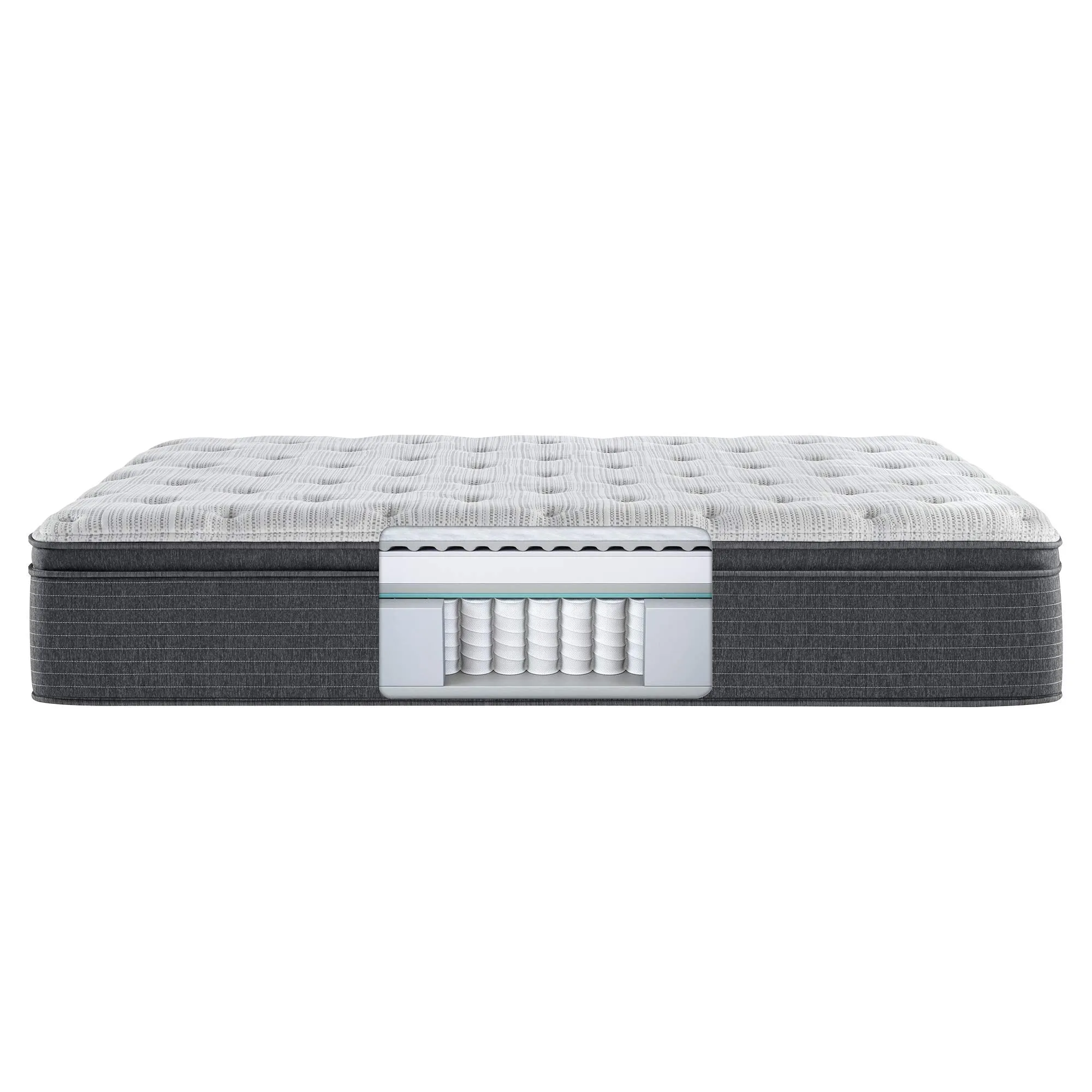 Beautyrest Silver BRS900 15 inch Medium Pillow Top Mattress, Twin XL, Mattress Only