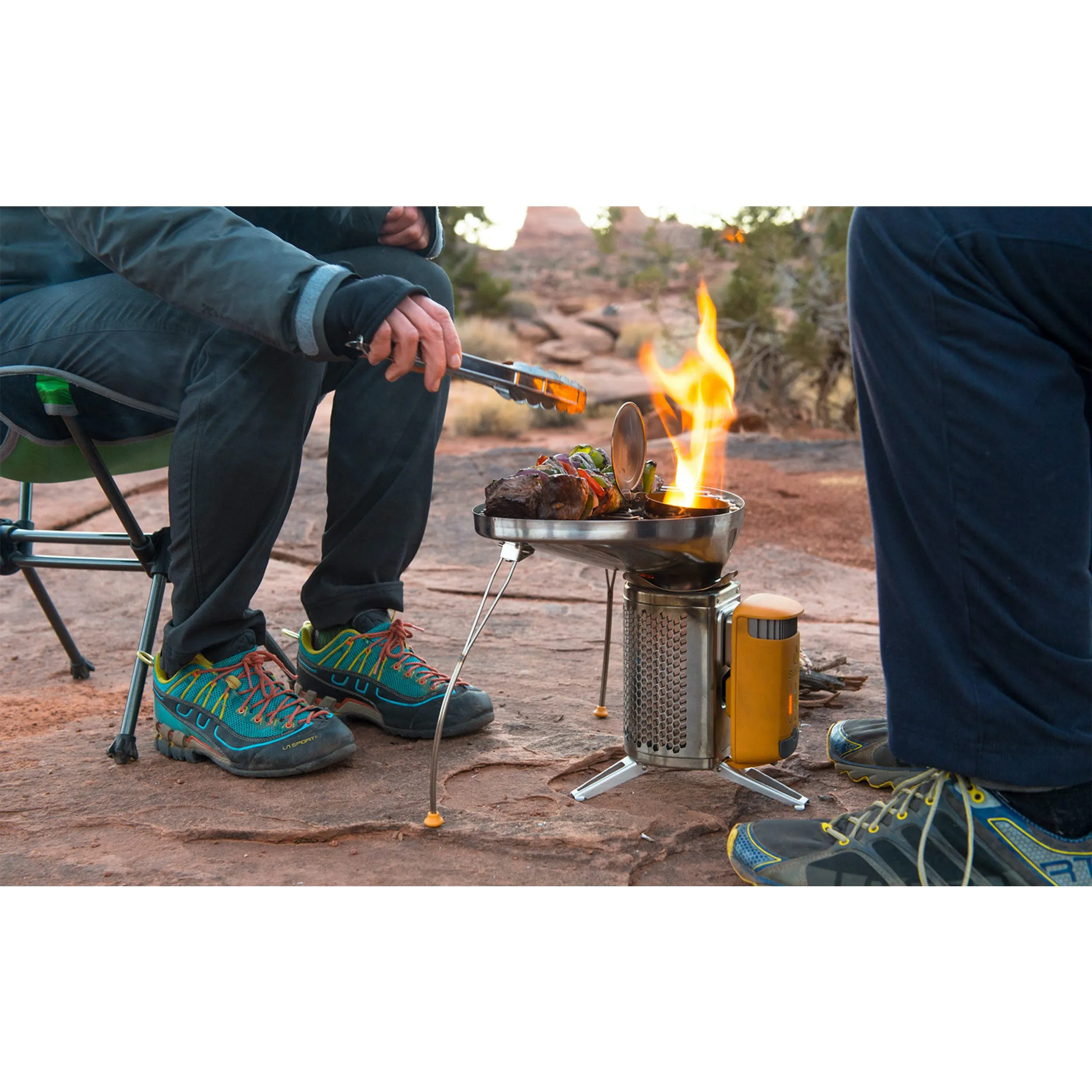 BioLite CampStove 2 Bundle | Infinite fuel! Wood Cooking System