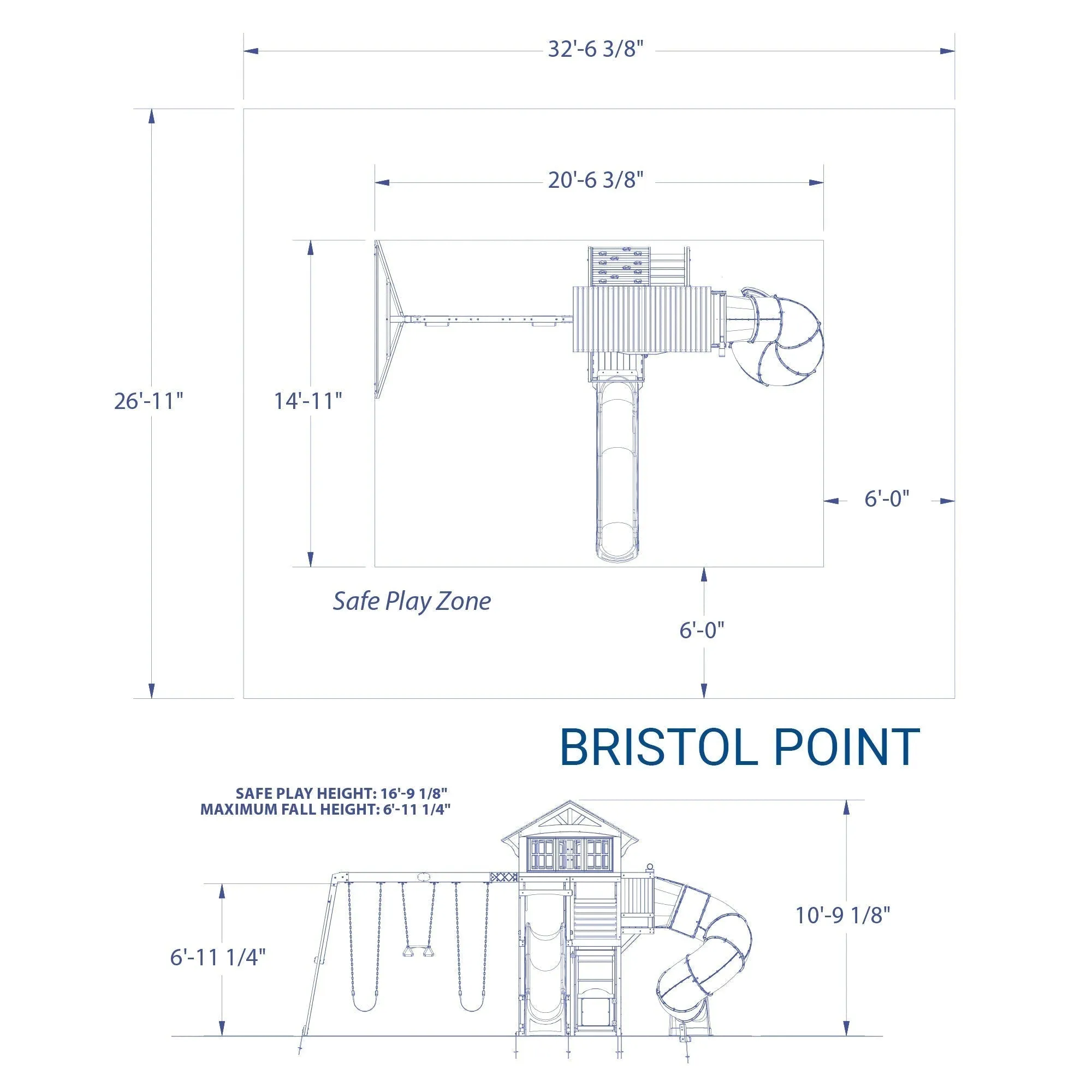 Bristol Point Swing Set
