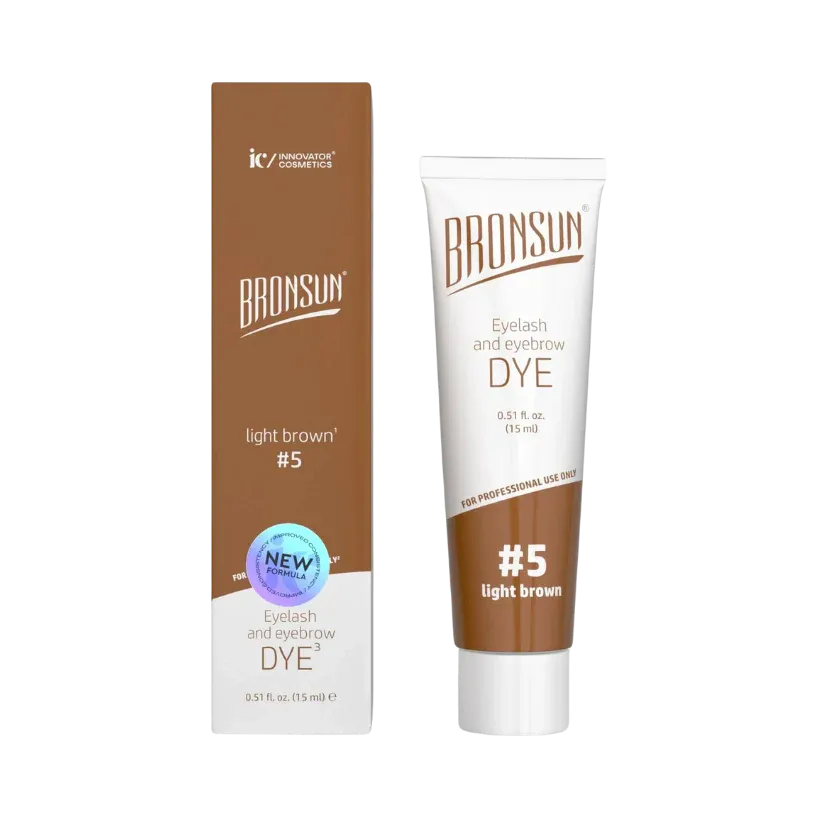 Bronsun 'Hybrid' Lash & Brow Dye - Light Brown #5 - *New Formula*
