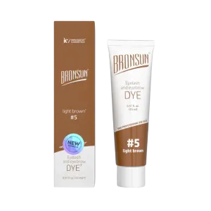 Bronsun 'Hybrid' Lash & Brow Dye - Light Brown #5 - *New Formula*