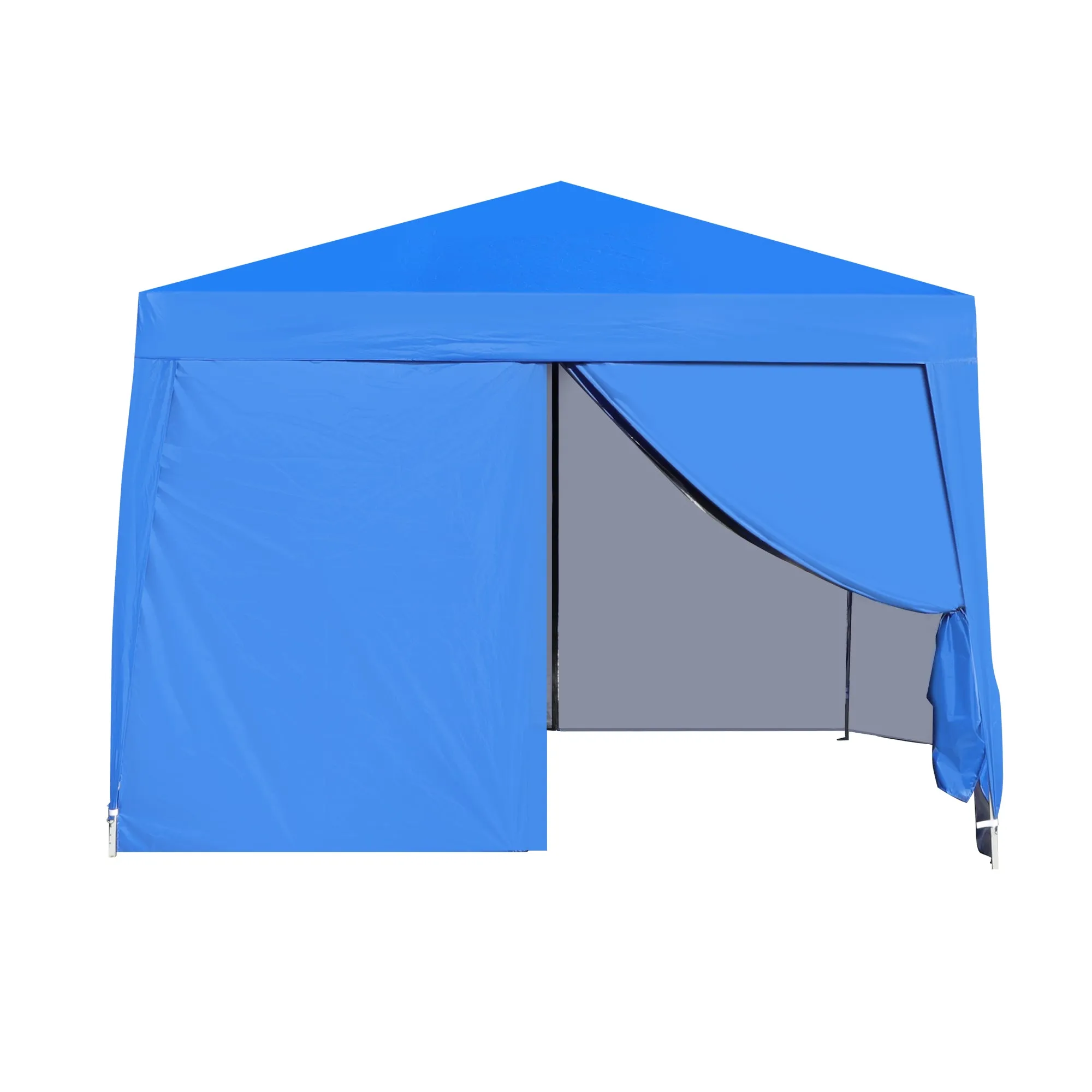 Cami 10 x 10 ft Outdoor Patio Gazebo Canopy Tent - Blue
