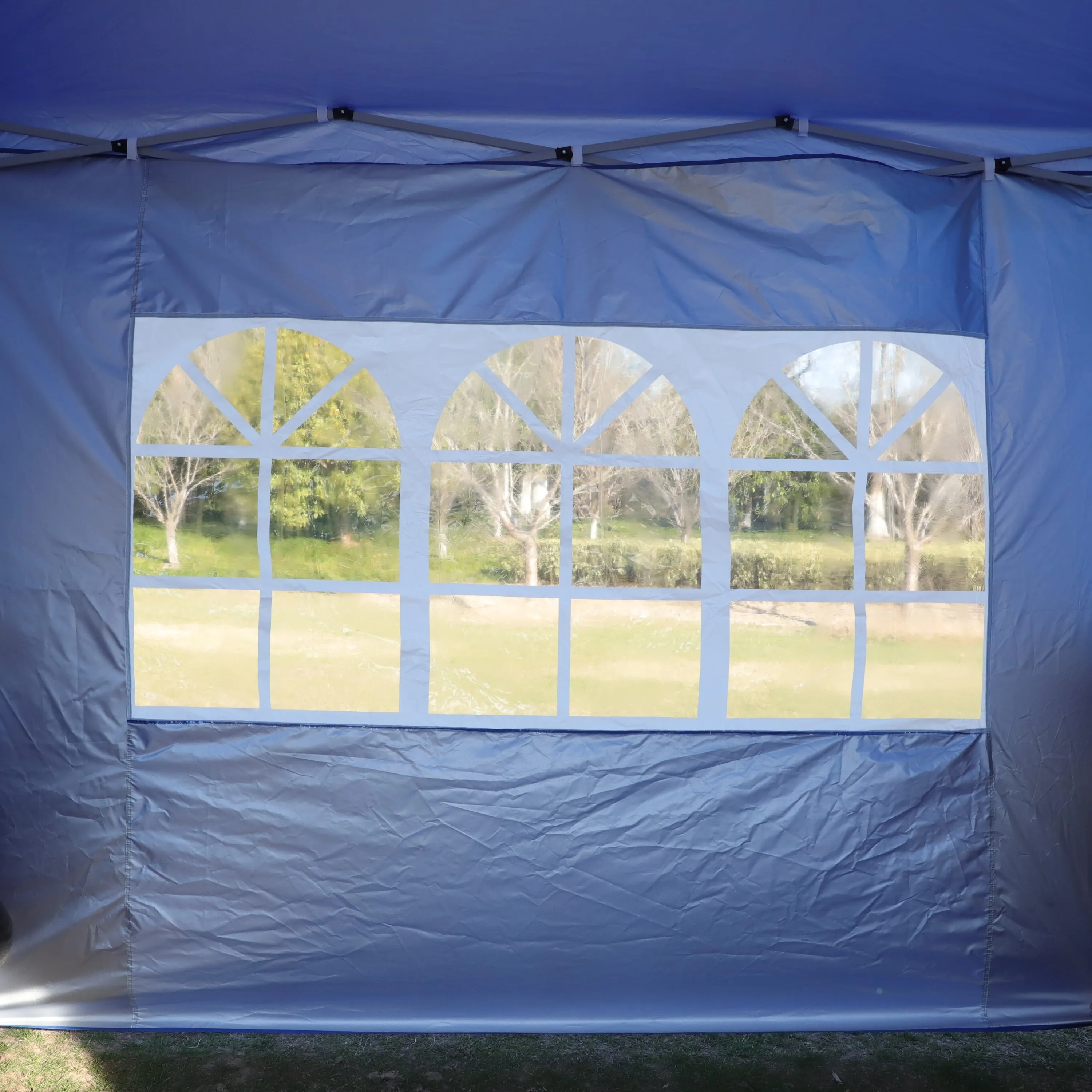 Cami 10 x 10 ft Outdoor Patio Gazebo Canopy Tent - Blue