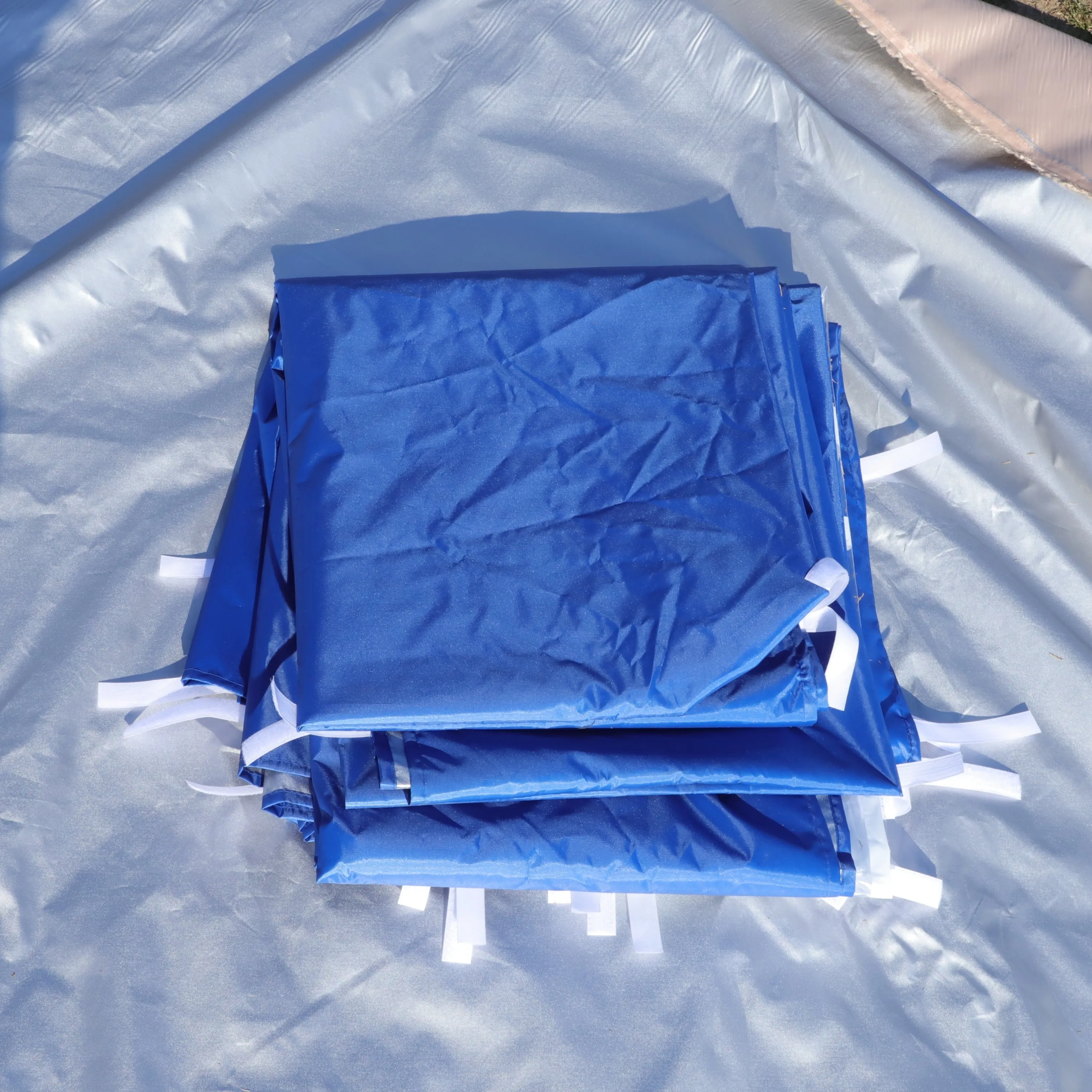 Cami 10 x 10 ft Outdoor Patio Gazebo Canopy Tent - Blue