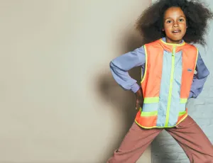Child Joy Reflective Vest - GoFluo