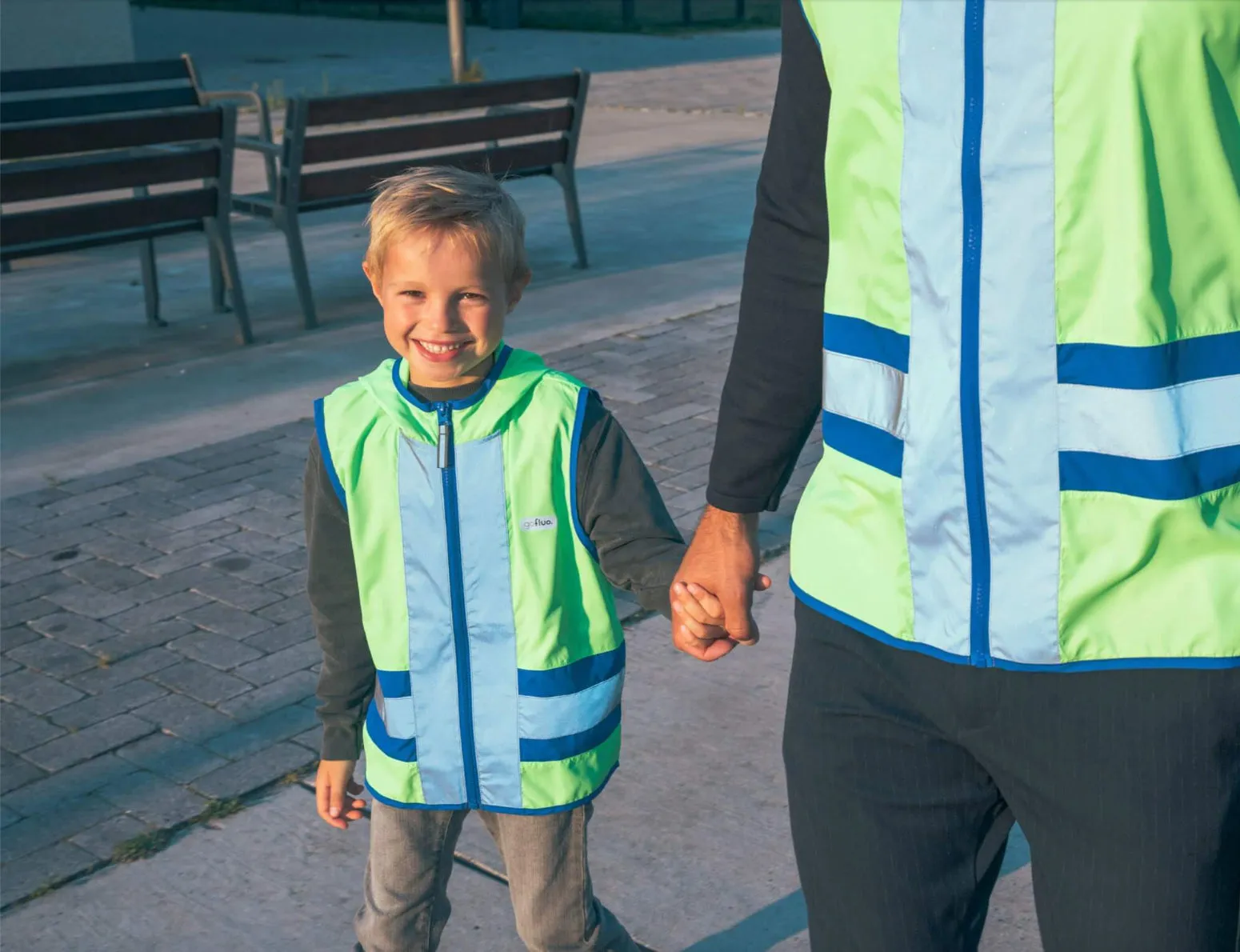 Child Joy Reflective Vest - GoFluo