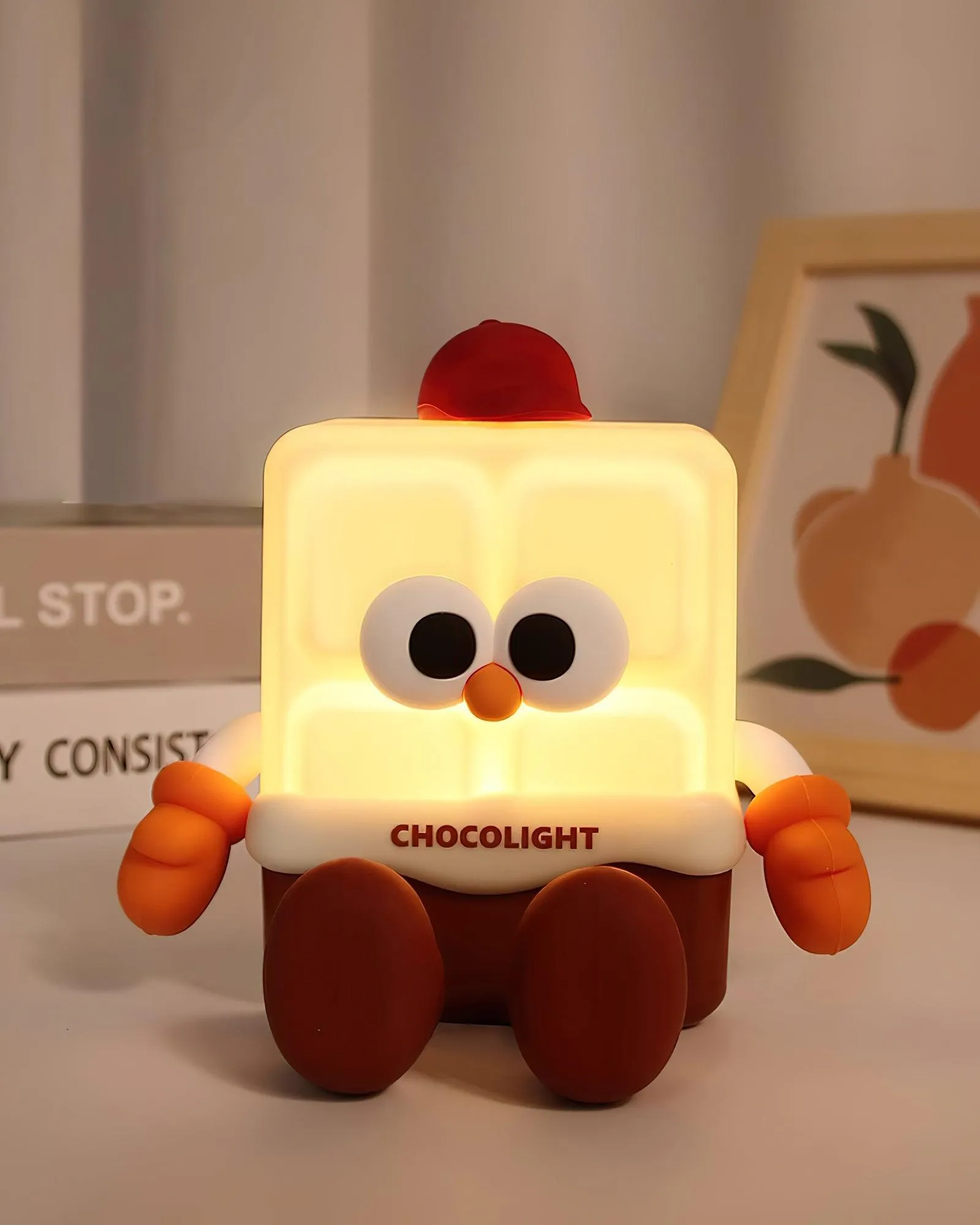 Chocolate Small Night Light 5.9″- 4.3″