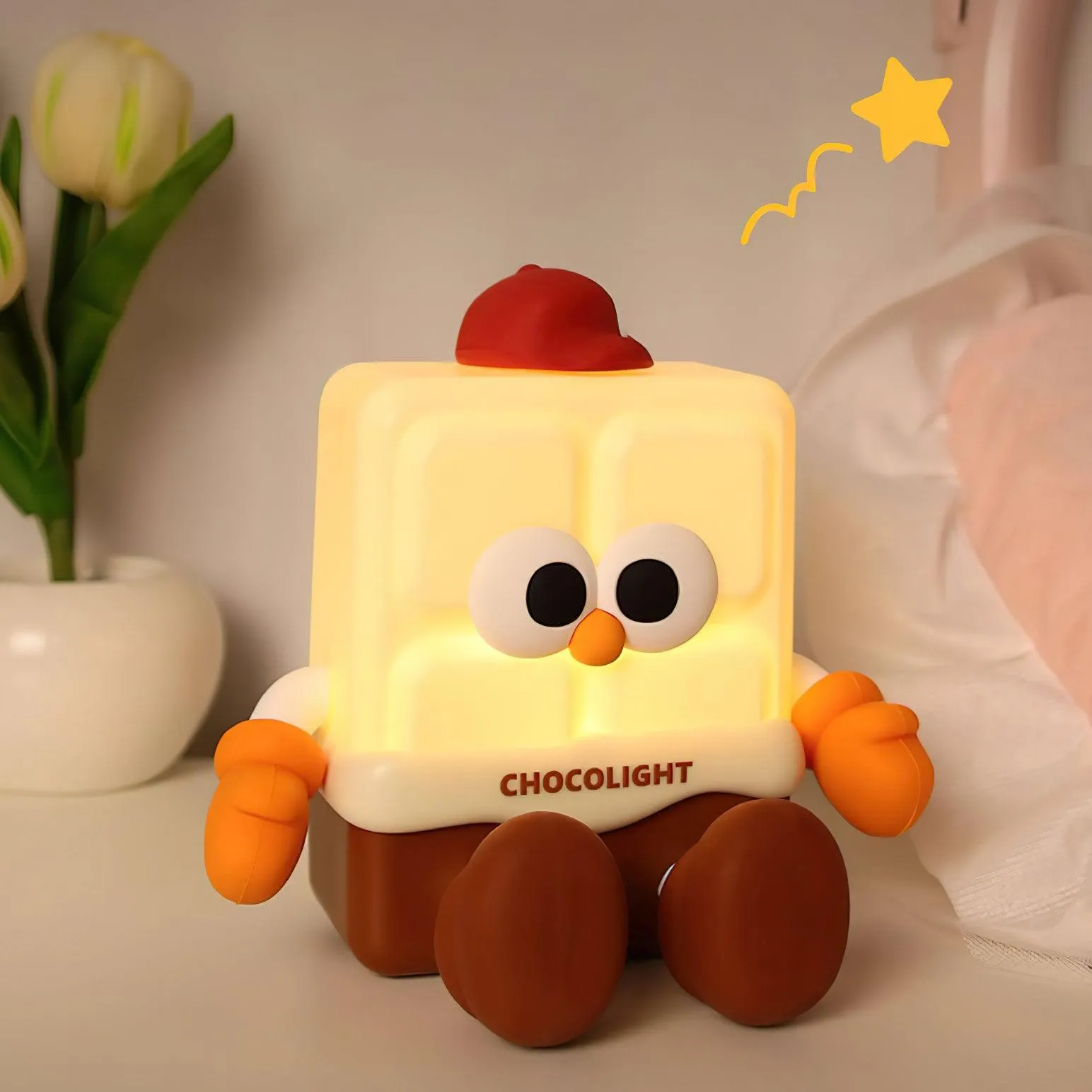 Chocolate Small Night Light 5.9″- 4.3″