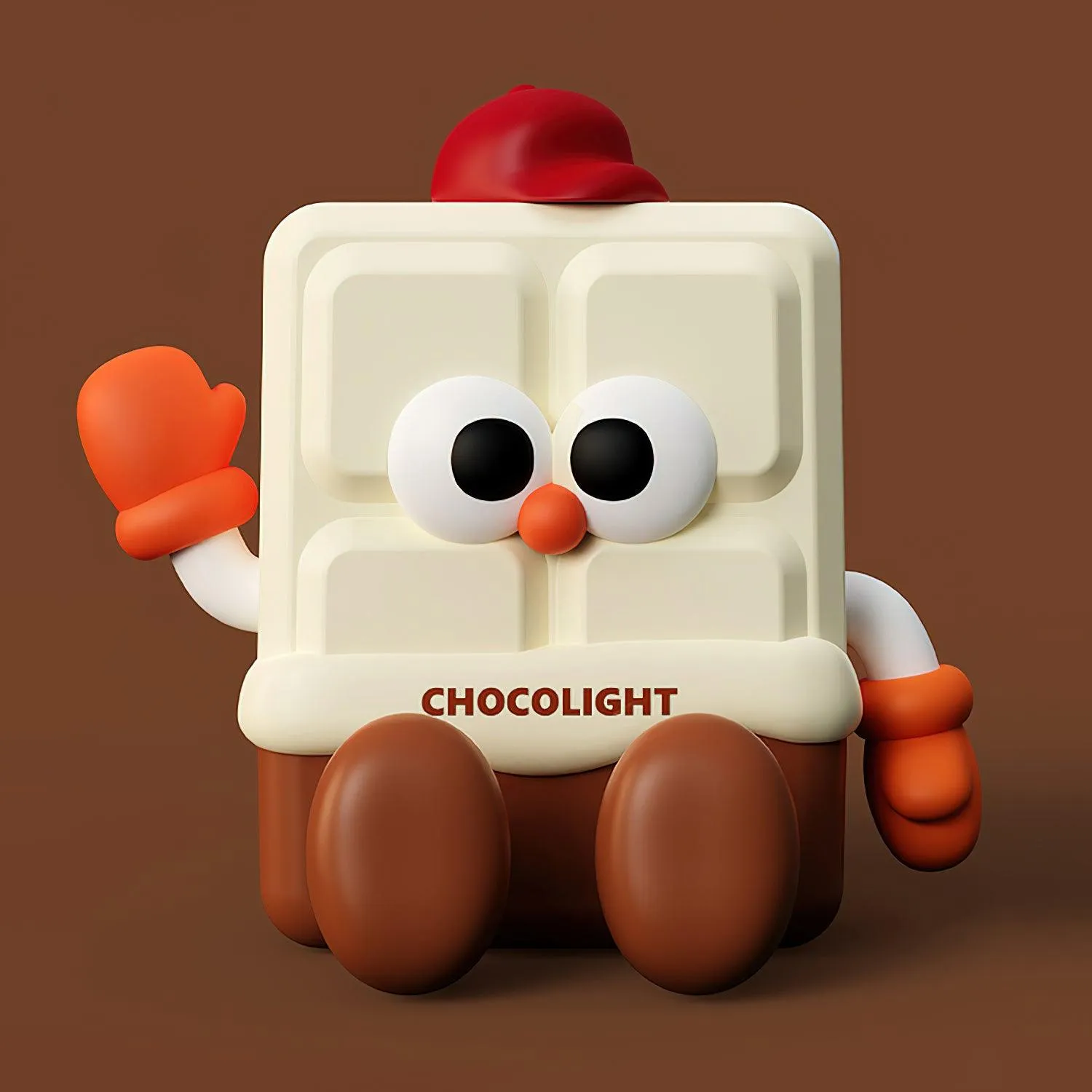 Chocolate Small Night Light 5.9″- 4.3″