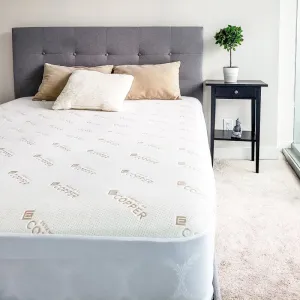 Copper Infused Mattress Protector, King,
