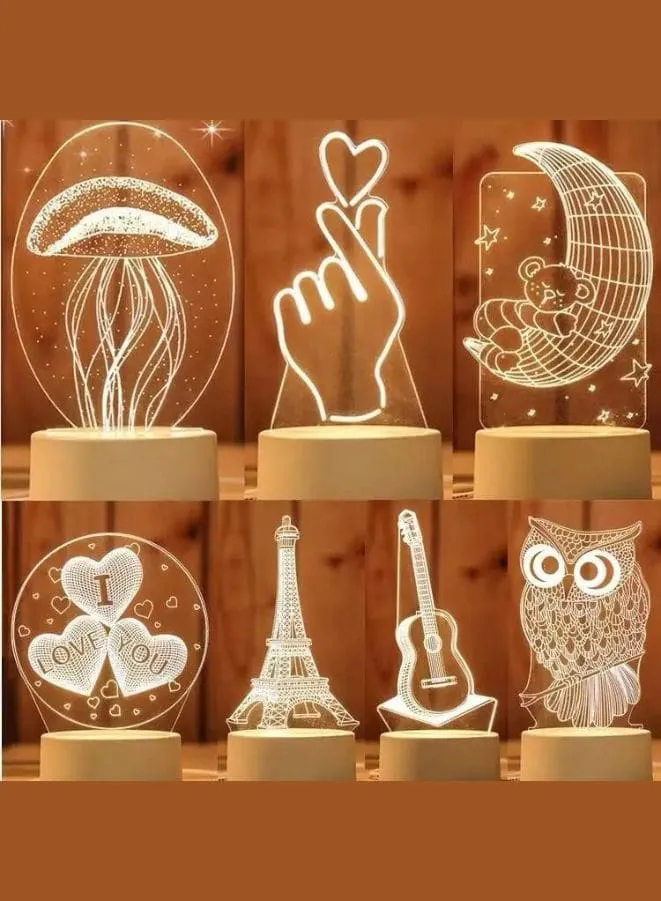Creative 3D Decorative Night Lights For Home Decoration, Unicorn