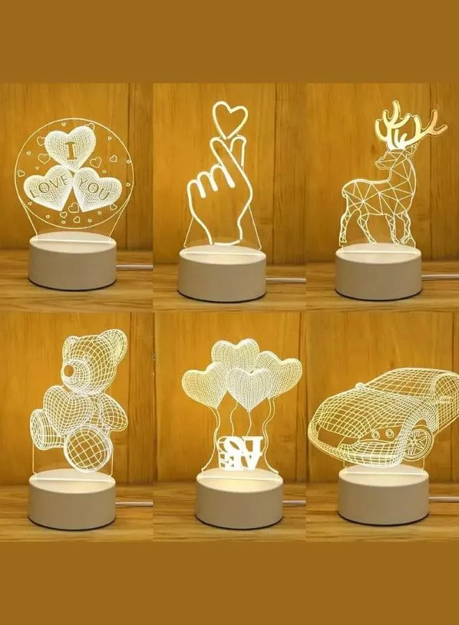 Creative 3D Decorative Night Lights For Home Decoration, Unicorn