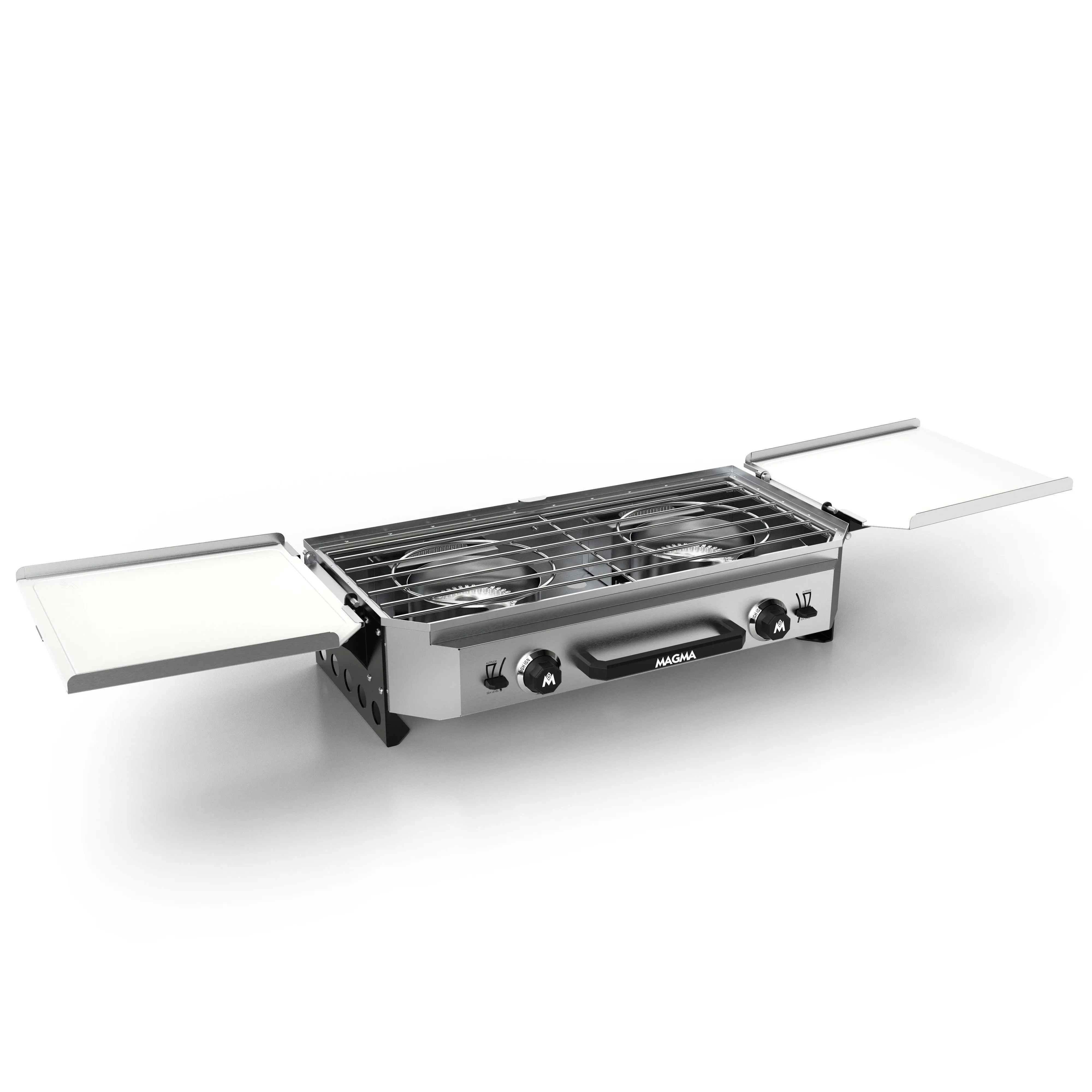 Crossover Double Burner, Grill, Griddle, Plancha and Pizza Top Bundle