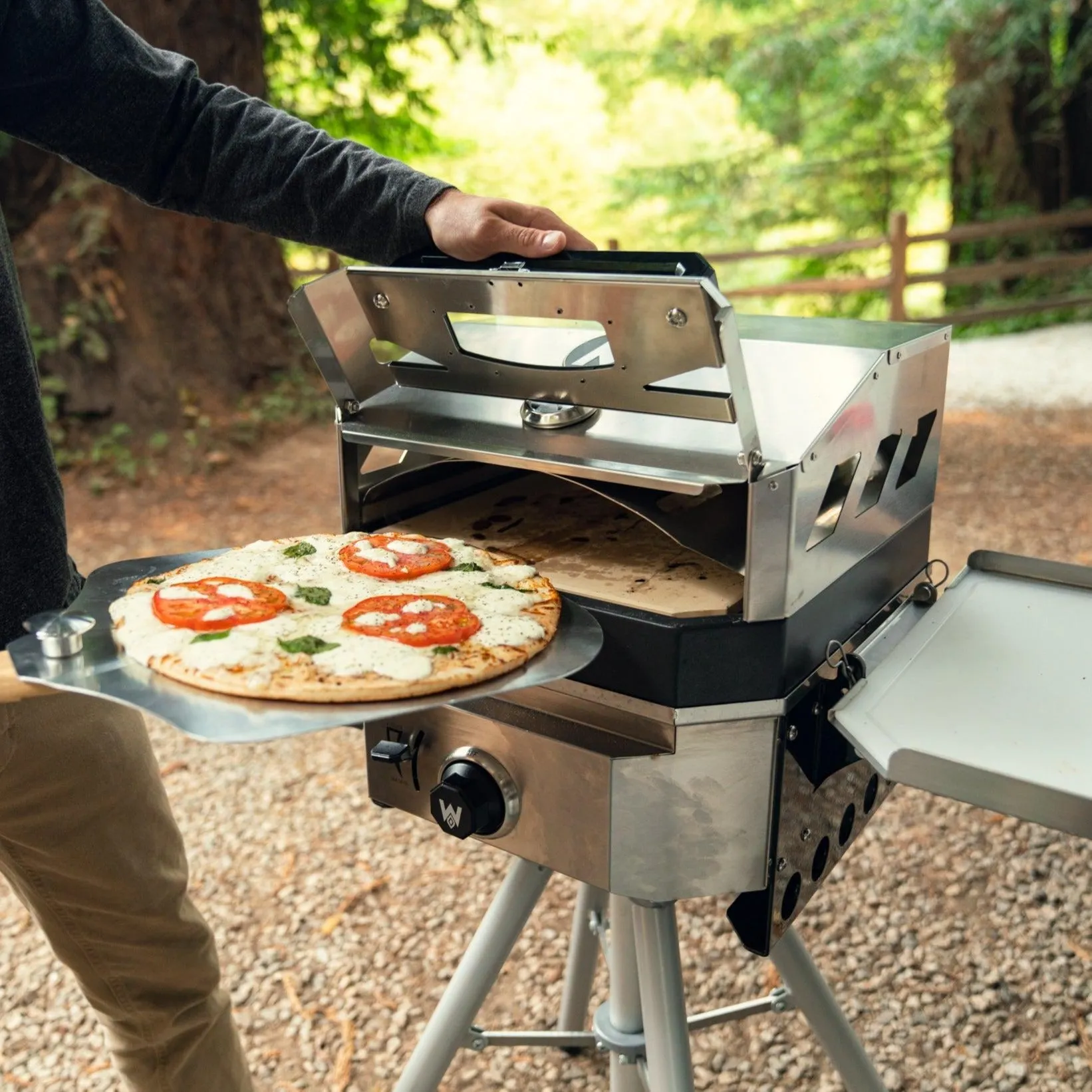 Crossover Single Burner and Pizza Oven Top Bundle