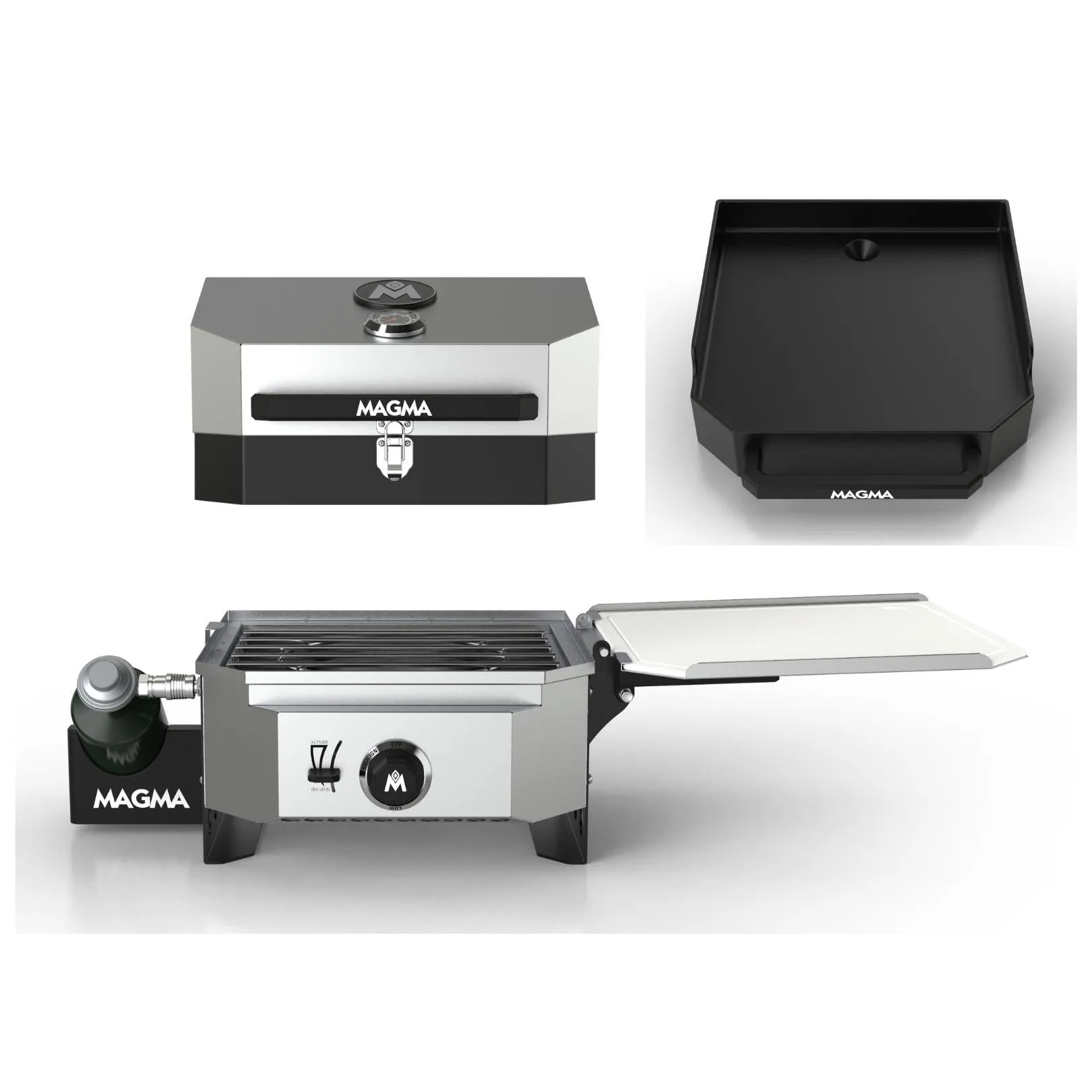 Crossover Single Burner, Grill, and Griddle Bundle