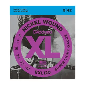 D'Addario EXL120 Super Light 9-42
