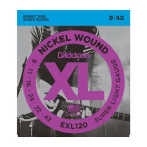 D'Addario EXL120 Super Light 9-42