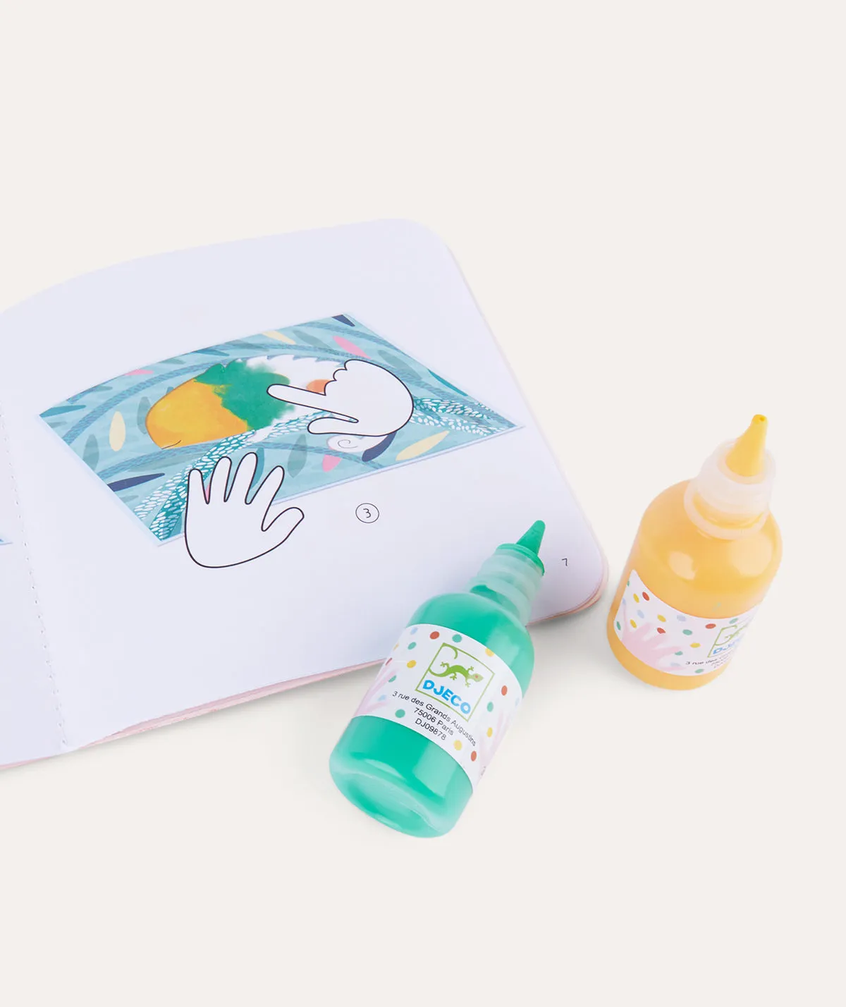 Easy Clean Painting Set Animals - Multi