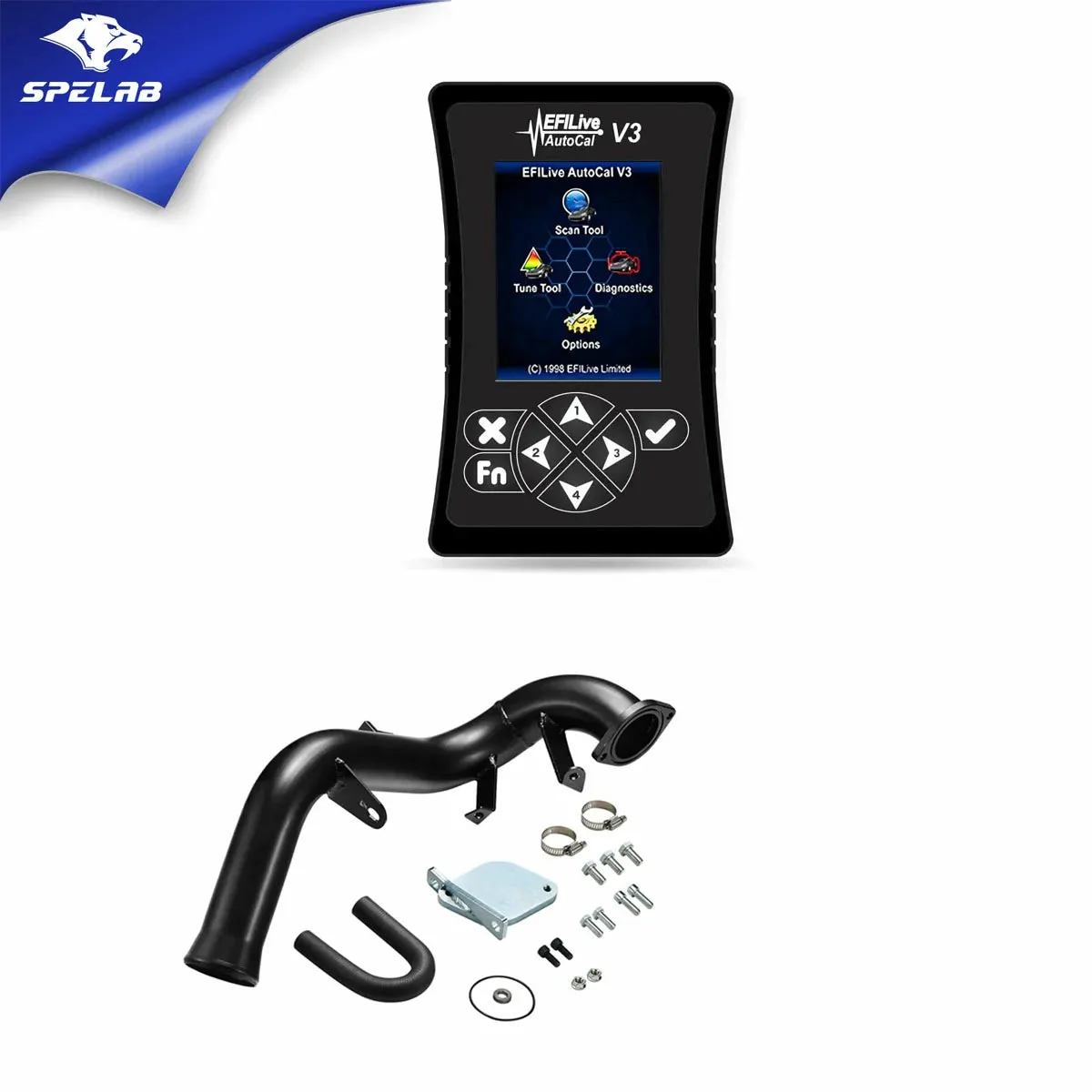 EGR/CCV Reroute/Tuner/ Delete 2007.5-2010 LMM 6.6L Duramax All-in-One Kit |SPELAB