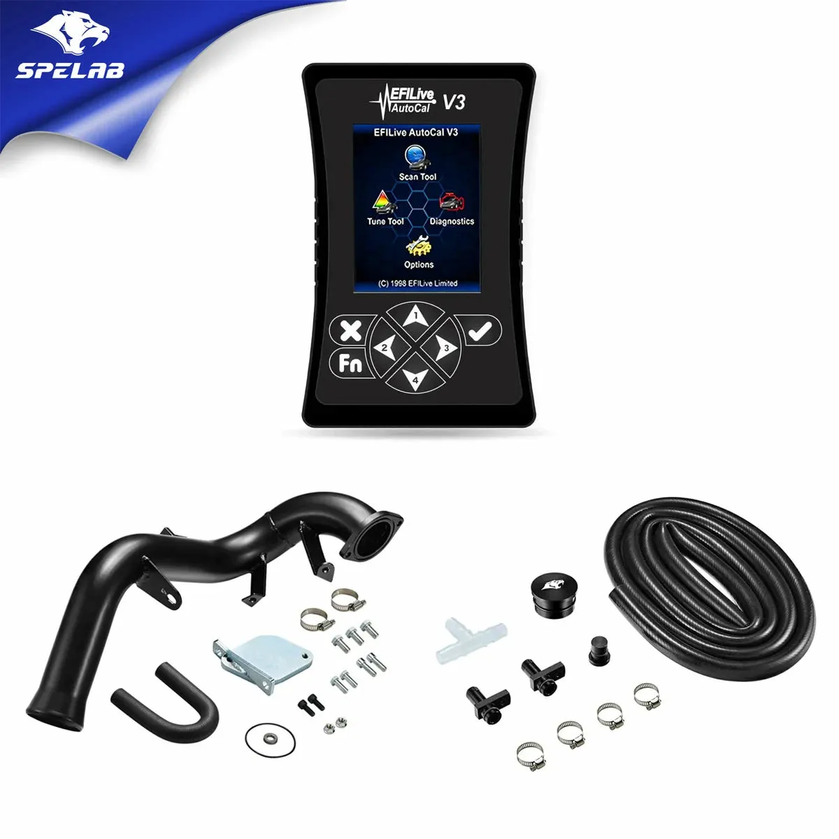 EGR/CCV Reroute/Tuner/ Delete 2007.5-2010 LMM 6.6L Duramax All-in-One Kit |SPELAB