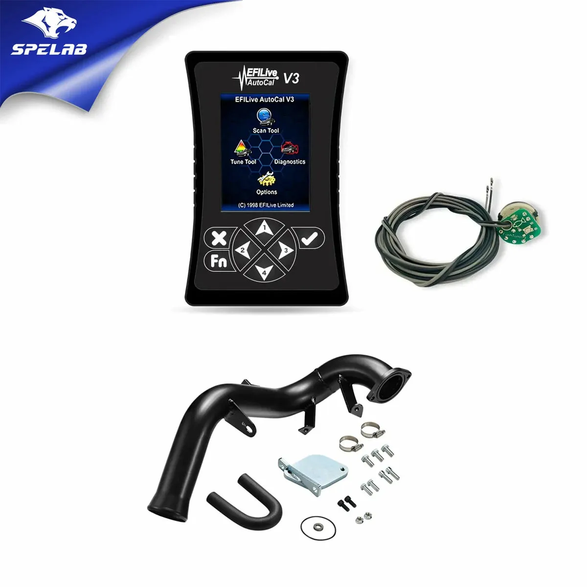 EGR/CCV Reroute/Tuner/ Delete 2007.5-2010 LMM 6.6L Duramax All-in-One Kit |SPELAB