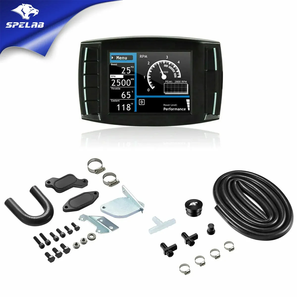 EGR/CCV Reroute/Tuner/ Delete 2007.5-2010 LMM 6.6L Duramax All-in-One Kit |SPELAB