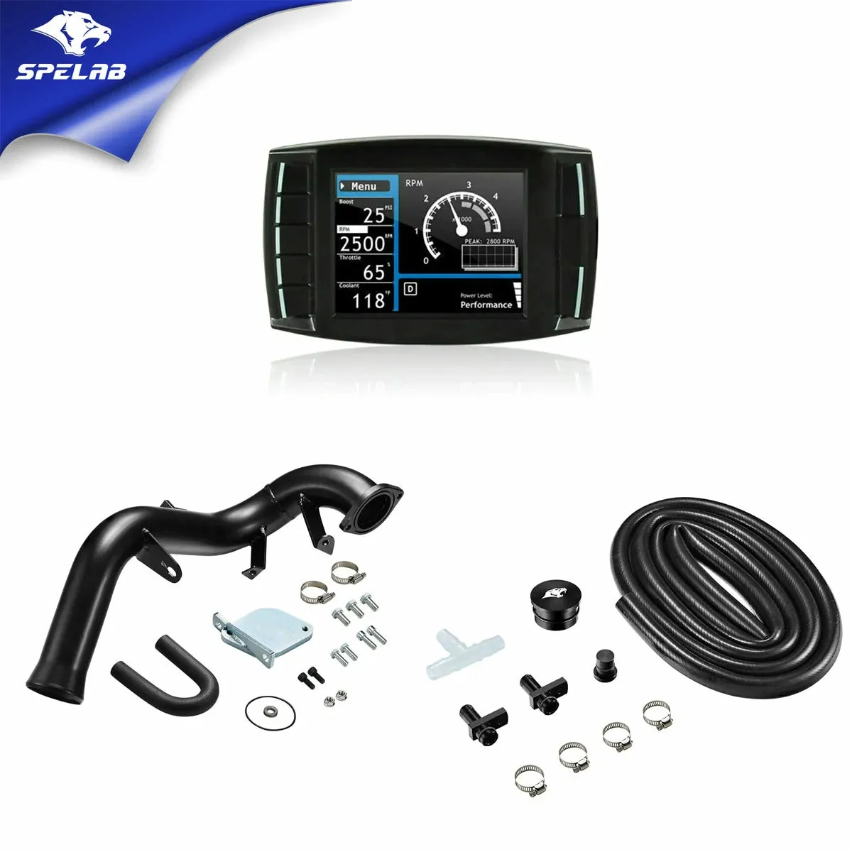 EGR/CCV Reroute/Tuner/ Delete 2007.5-2010 LMM 6.6L Duramax All-in-One Kit |SPELAB