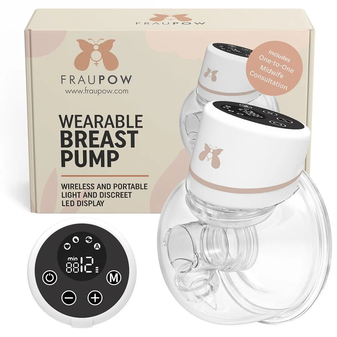 Fraupow Wearable Hands-Free Breast Pump