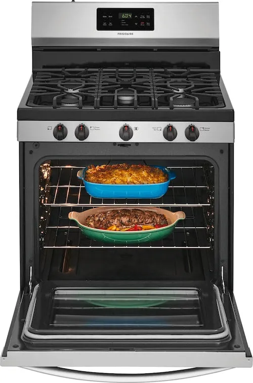 Frigidaire Frigidaire 30 in. 5 Burner Freestanding Gas Range in Stainless Steel (30", Stainless Steel)