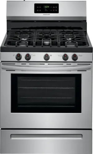 Frigidaire Frigidaire 30 in. 5 Burner Freestanding Gas Range in Stainless Steel