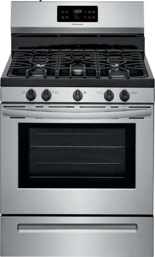 Frigidaire Frigidaire 30 in. 5 Burner Freestanding Gas Range in Stainless Steel