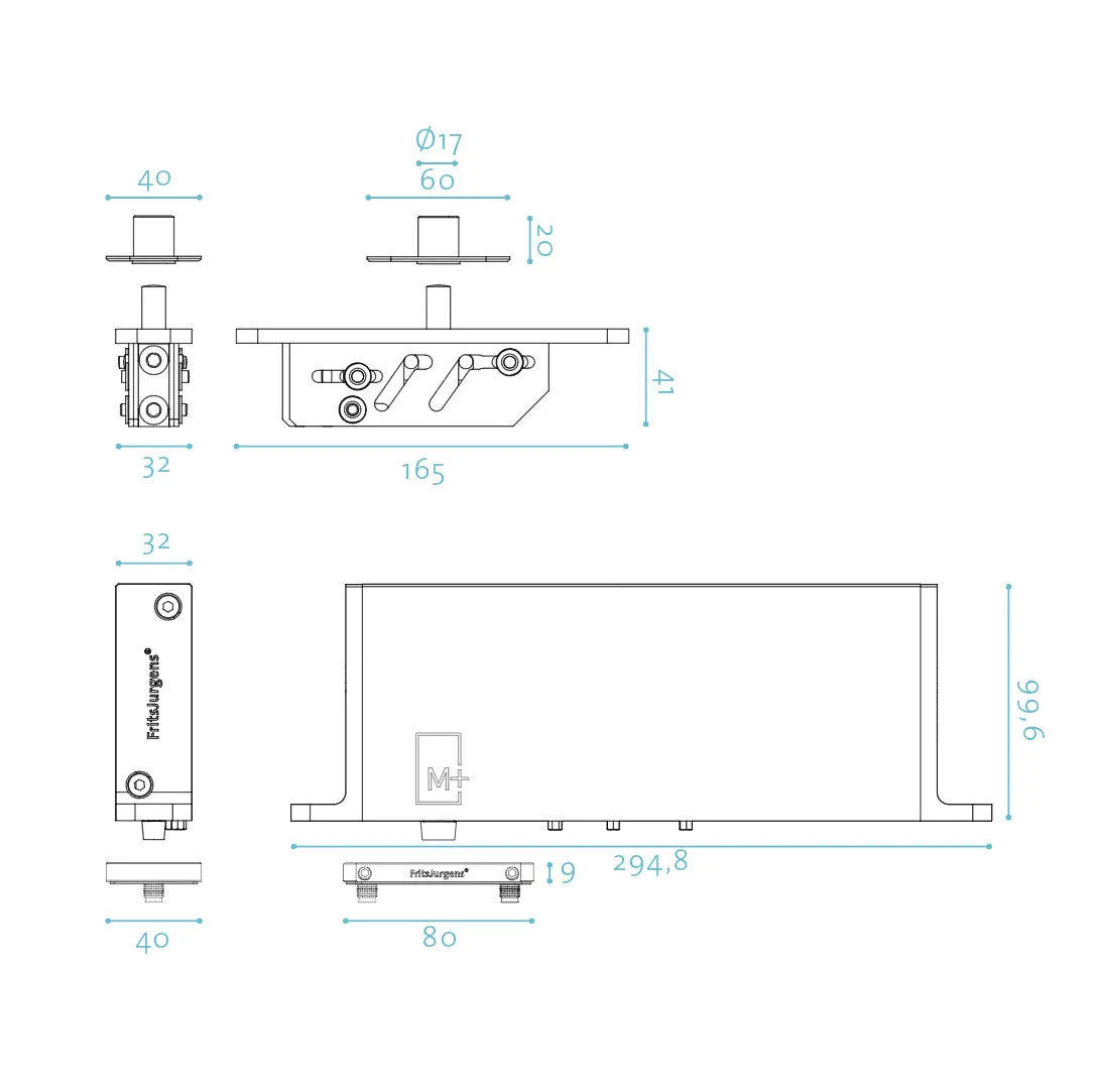 FritsJurgens® System M  Pivot and Closer (M32 )