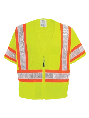 FrogWear® HV Lightweight Mesh Safety LED Vest - GLO-12LED