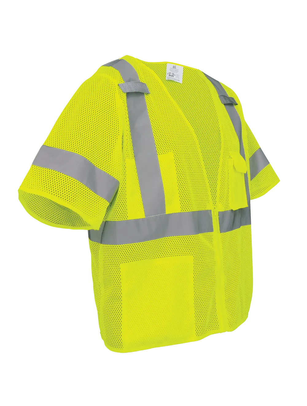 FrogWear® HV Mesh Polyester Short-Sleeved Vest - GLO-011
