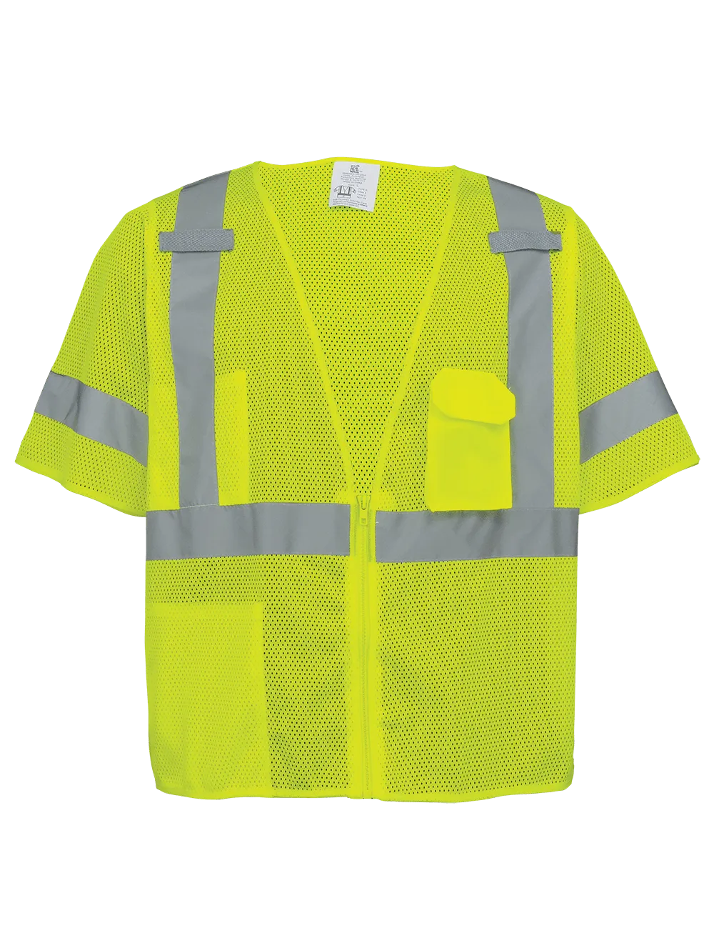 FrogWear® HV Mesh Polyester Short-Sleeved Vest - GLO-011