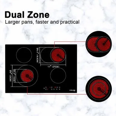 Gasland Chef 30'' Ceramic Cooktop - Sensor Touch Control