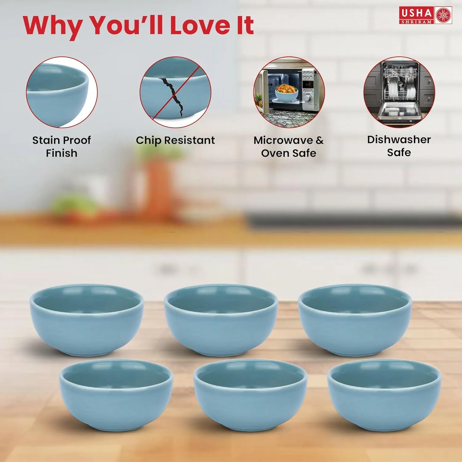Gleevers Ceramic Dinner Set (12 Pcs) | Microwave Safe Dinner Plates and Bowls Sets Cookware | Chip Resistant Dinnerware Sets | House Warming Gifts New Home for Couple (Deep Green)