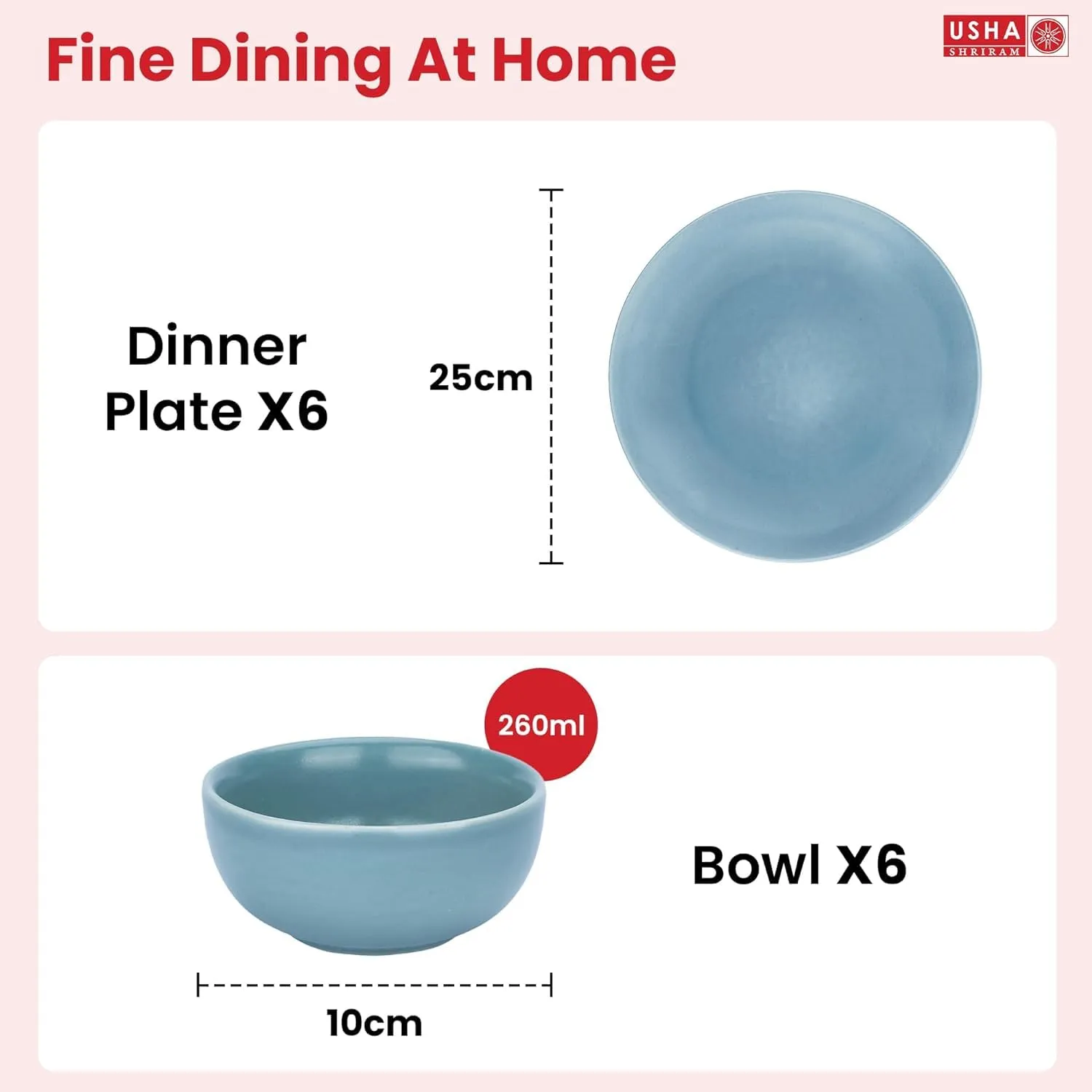 Gleevers Ceramic Dinner Set (12 Pcs) | Microwave Safe Dinner Plates and Bowls Sets Cookware | Chip Resistant Dinnerware Sets | House Warming Gifts New Home for Couple (Deep Green)
