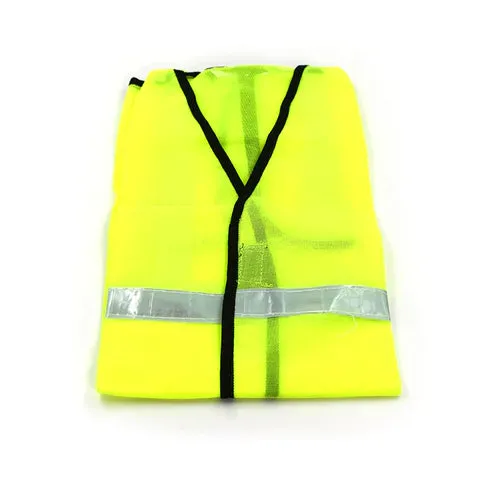 Green Florescent Reflective Safety Jacket with Radium Strip and high visible at construction site