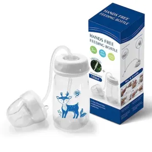 HANDS-FREE FEEDING BOTTLE   FREE STRAW BRUSH