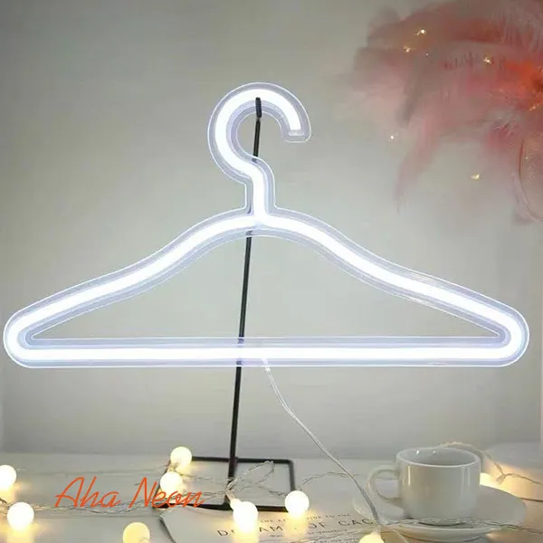 Hanger Neon Bedroom Sign